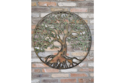 Large Metal Tree Wall Decoration - Elegant Indoor/Outdoor Wall Art | Sign of the times Stoke