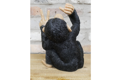 Monkey Bottle Holder – Peace Sign Resin Wine Bottle Holder | Sign of the times Stoke
