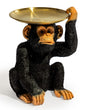 Monkey Holding Gold Tray – Playful & Functional Decorative Table Piece | Sign of the times Stoke