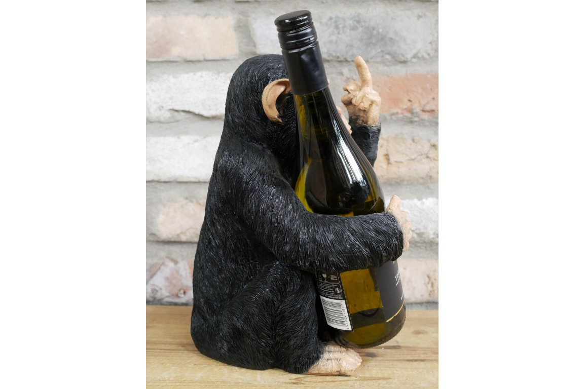 Up Yours Monkey Wine Holder - Cheeky Resin Wine Bottle Holder | Sign of the times Stoke