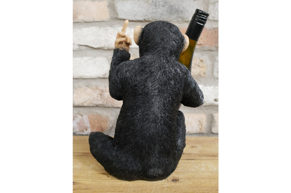 Up Yours Monkey Wine Holder - Cheeky Resin Wine Bottle Holder | Sign of the times Stoke