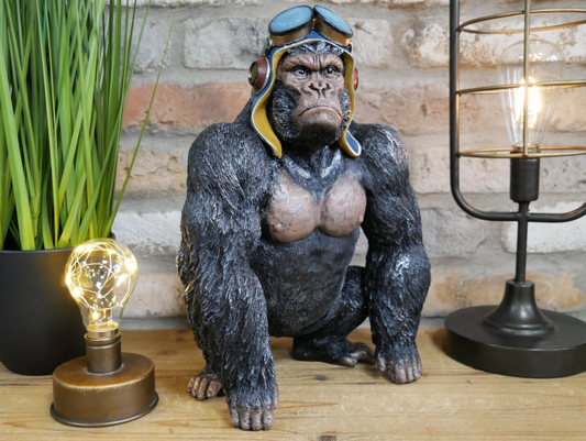 Moody Gorilla – Bold and Expressive Animal Sculpture | Sign of the times Stoke