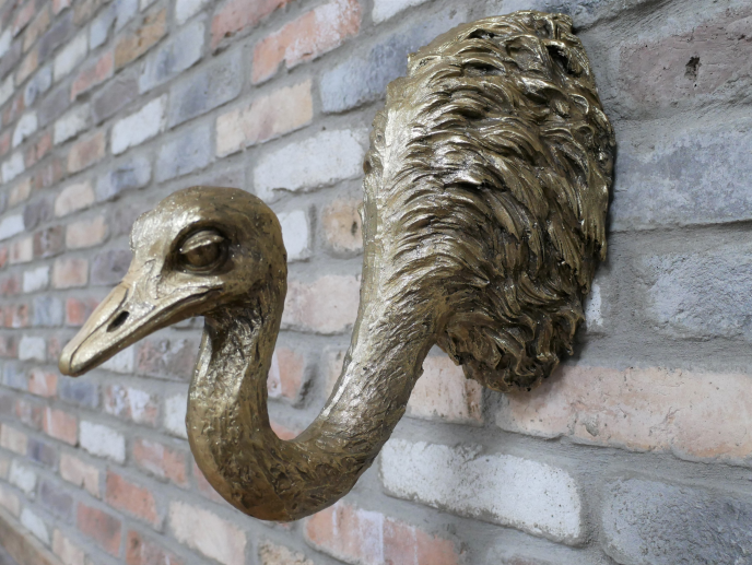 Ostrich Wall Decor – Quirky and Elegant Wall Sculpture | Sign of the times Stoke