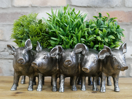 Pig Planter | Whimsical Animal Plant Pot for Indoors or Garden | Sign of the times Stoke