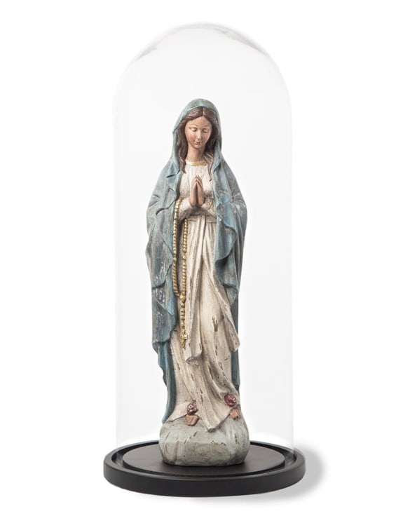 Praying Maria Figure | Elegant Religious Décor | Serene and Spiritual Accent | Sign of the times Stoke