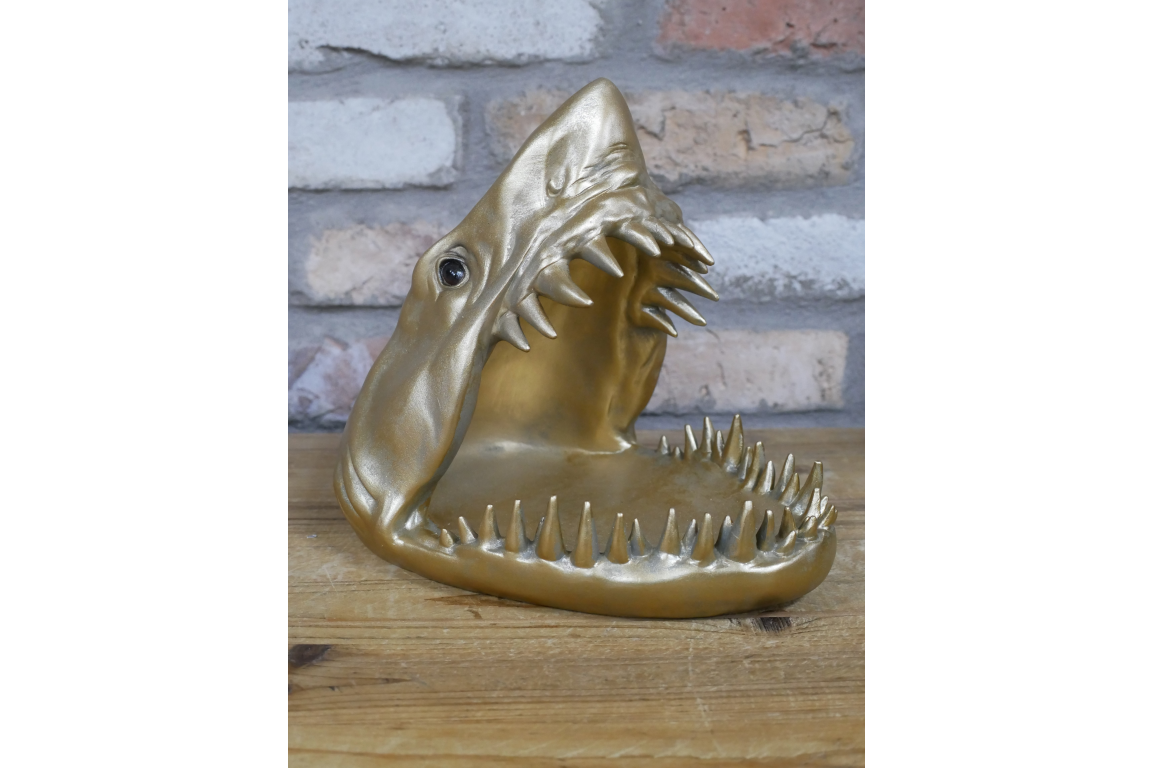 Gold Shark Head Dish – Bold Decorative Dish for Unique Style | Sign of the times Stoke