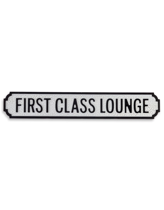 First Class Lounge Sign – Stylish MDF Wall Decor | Sign of the times Stoke