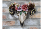 Floral Ram Skull Wall Head – Rustic Wall Décor with Intriguing Charm | Sign of the times Stoke