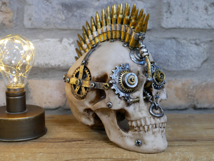 Steampunk Skull – Industrial Gothic Steampunk Decor | Sign of the times Stoke