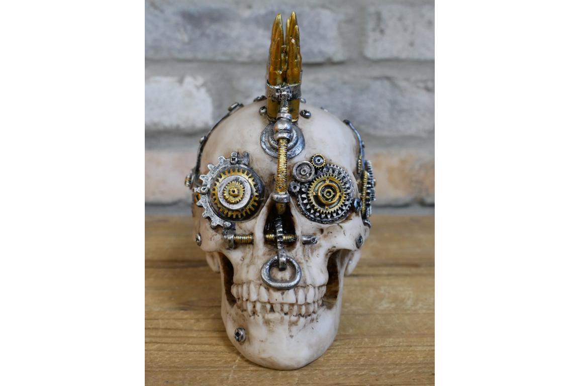 Steampunk Skull – Industrial Gothic Steampunk Decor | Sign of the times Stoke
