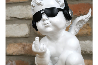 Up Yours Cherub – Cheeky Resin Cherub Statue | Sign of the times Stoke