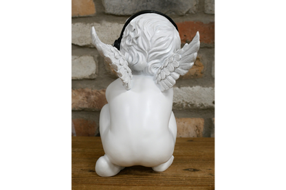 Up Yours Cherub – Cheeky Resin Cherub Statue | Sign of the times Stoke