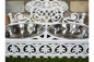 Vintage Style White Dog Bowls - Elegant Cast Iron Stand with Silver Metal Bowls | Sign of the times Stoke