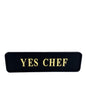 "Yes Chef" Wall Sign | Black & Gold Kitchen or Dining Room Decor | Sign of the times Stoke