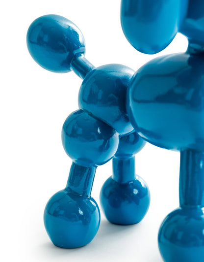 Decorative Blue Balloon Poodle – Modern Dog Sculpture | Sign of the times Stoke
