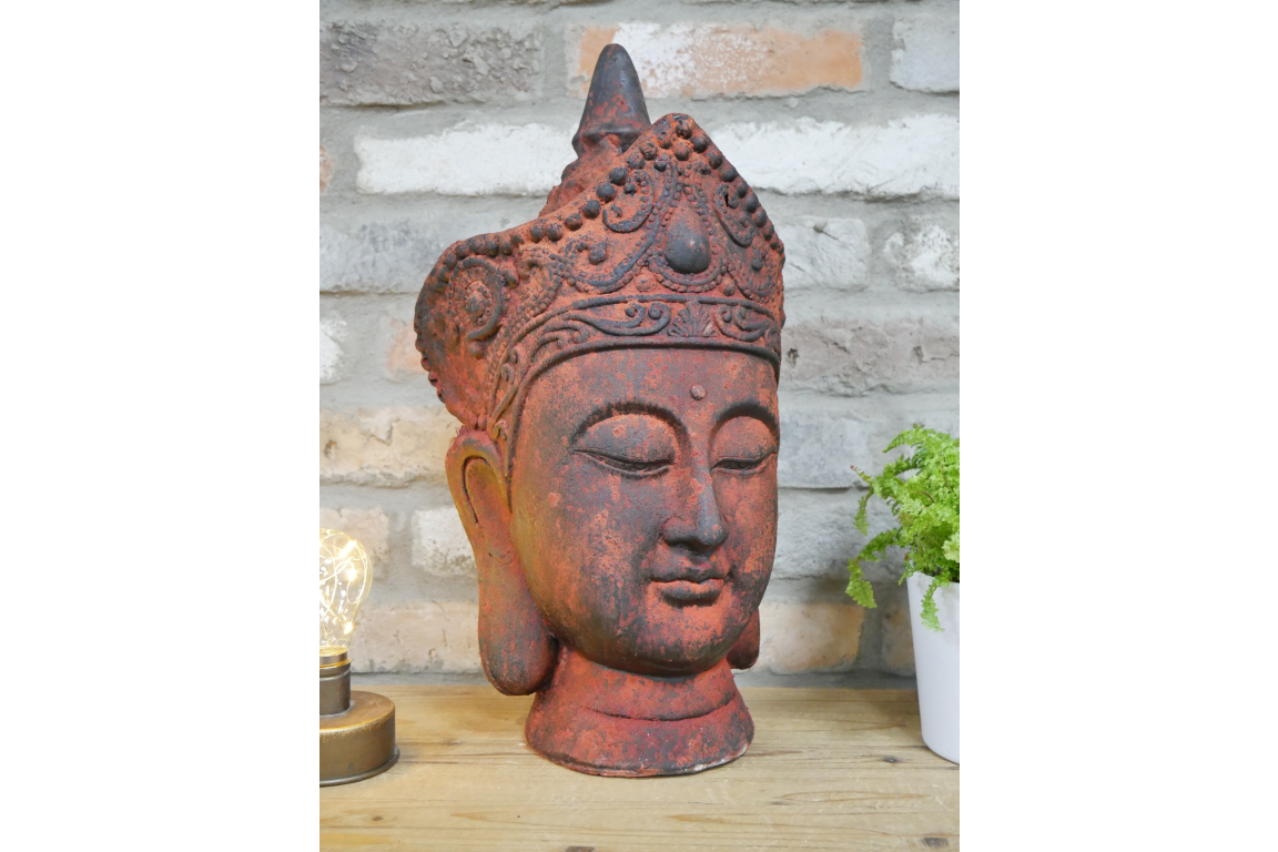 Buddha Head Sculpture – Zen Inspired Decorative Ornament | Sign of the times Stoke