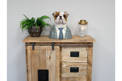 Large Bulldog Bust – Bold & Distinguished Dog Sculpture | Sign of the times Stoke