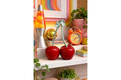 Decorative Cherry Sculpture – Bold Fruit-Inspired Ornament | Sign of the times Stoke