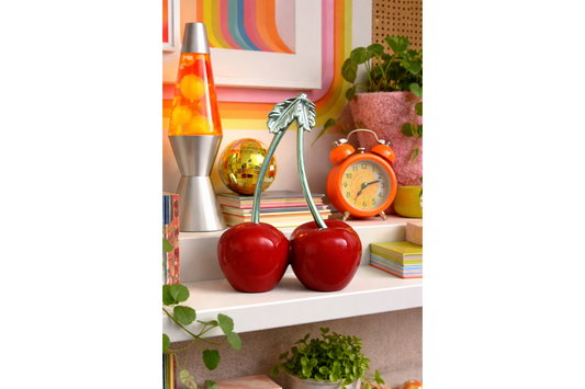 Decorative Cherry Sculpture – Bold Fruit-Inspired Ornament | Sign of the times Stoke