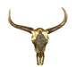 Gold Cow Skull Wall Hanging – Large Statement Wall Décor | Sign of the times Stoke