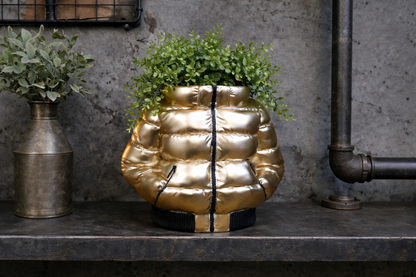Puffer Jacket Vase – Quirky Contemporary Ceramic Planter & Vase | Sign of the times Stoke