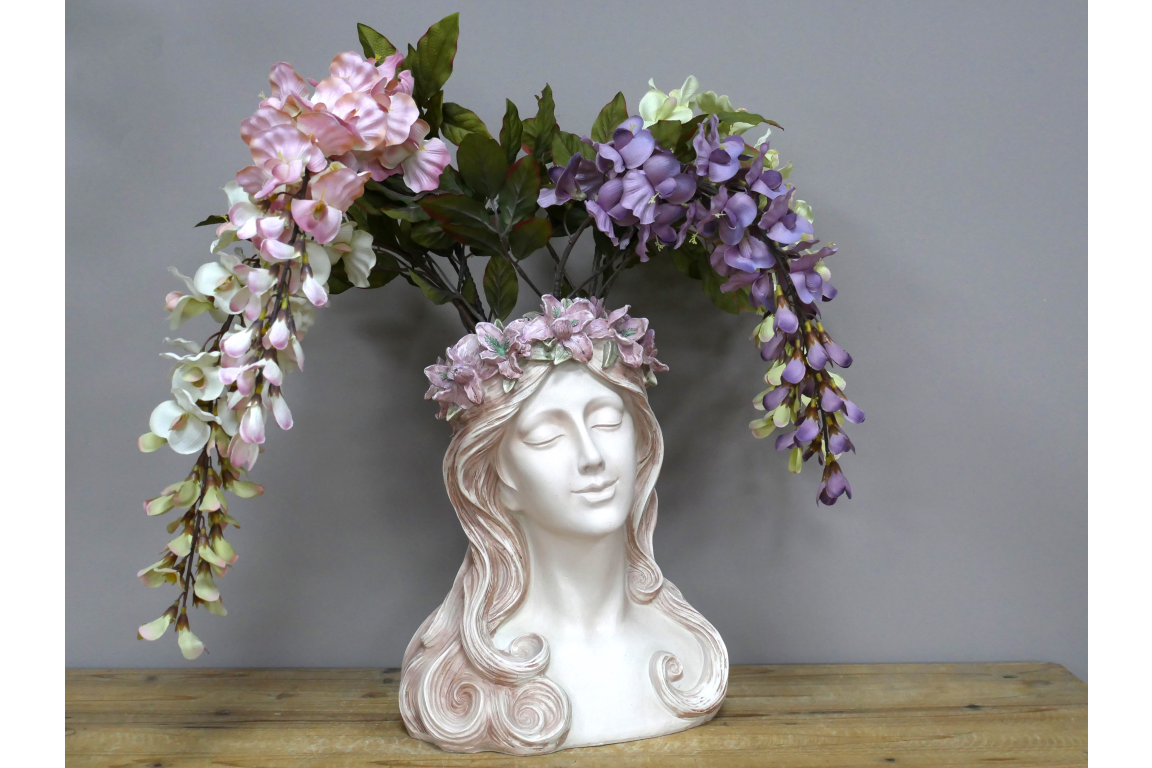 Lady Head Planter – Contemporary Decorative Plant Pot | Sign of the times Stoke