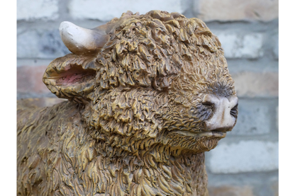 Highland Cow Planter – Rustic Animal Plant Pot | Sign of the times Stoke