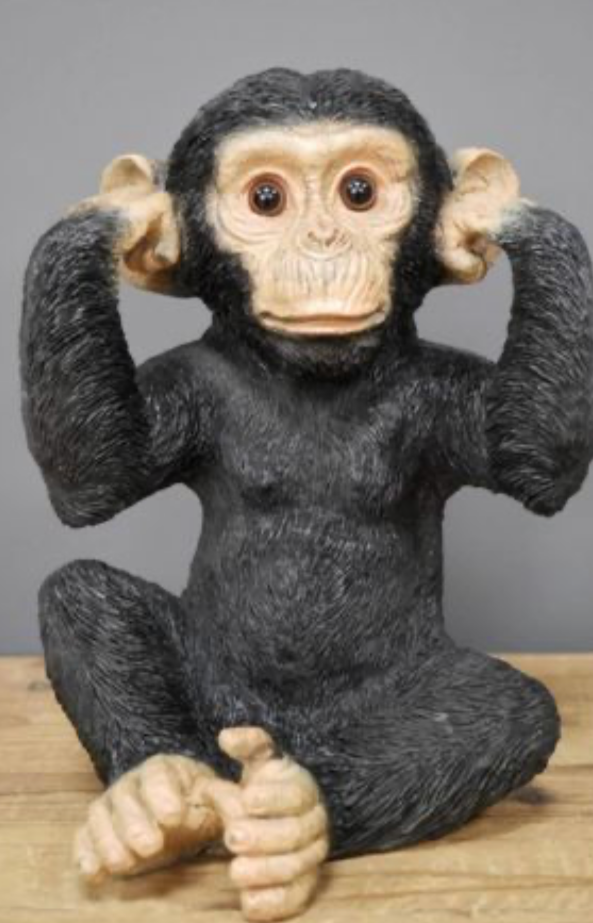 Set of 3 Monkeys - Hear No Evil, See No Evil, Speak No Evil - Adorable Resin Figurines | Sign of the times Stoke