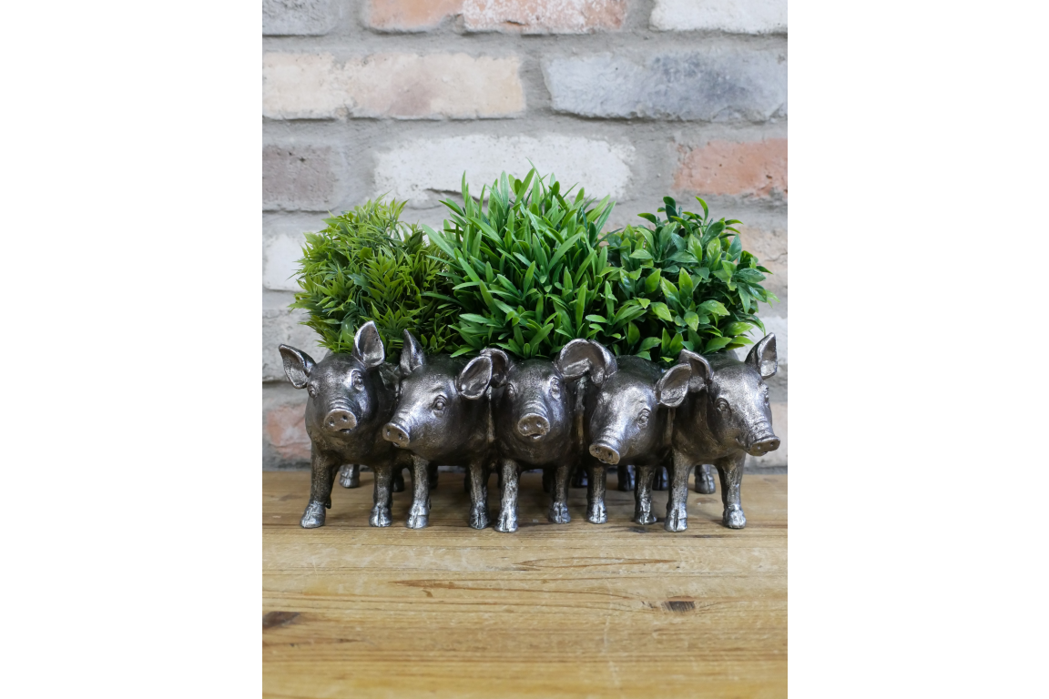 Pig Planter | Whimsical Animal Plant Pot for Indoors or Garden | Sign of the times Stoke
