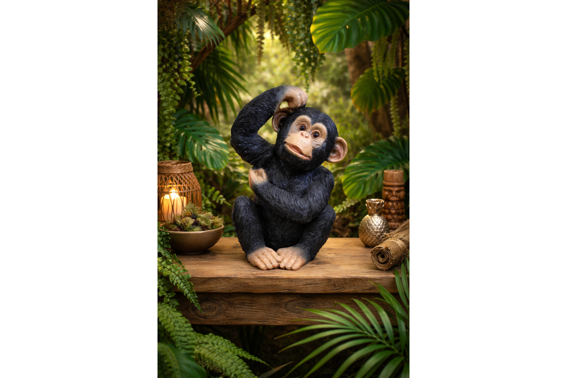 Scratching Monkey – Quirky Decorative Monkey Sculpture | Sign of the times Stoke