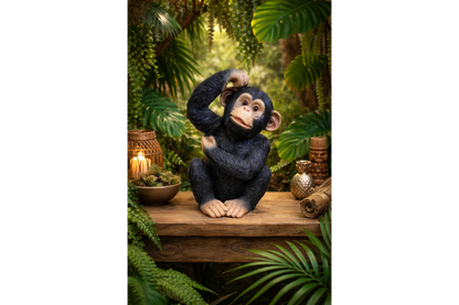 Scratching Monkey – Quirky Decorative Monkey Sculpture | Sign of the times Stoke