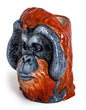 Hand Painted Ceramic Orangutan Head Storage Jar / Vase – Unique Statement Décor | Sign of the times Stoke