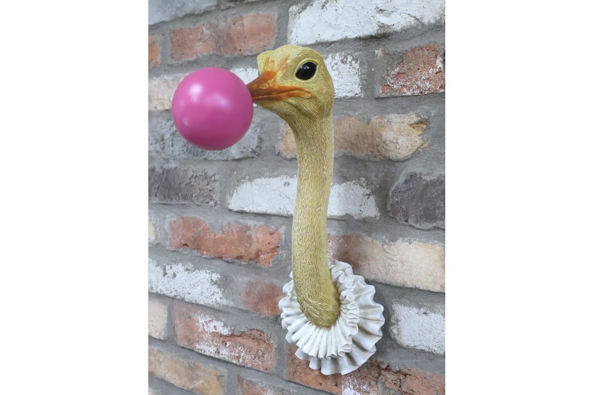 Ostrich Wall Decoration – Unique Animal Wall Sculpture | Sign of the times Stoke