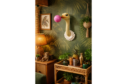 Ostrich Wall Decoration – Unique Animal Wall Sculpture | Sign of the times Stoke