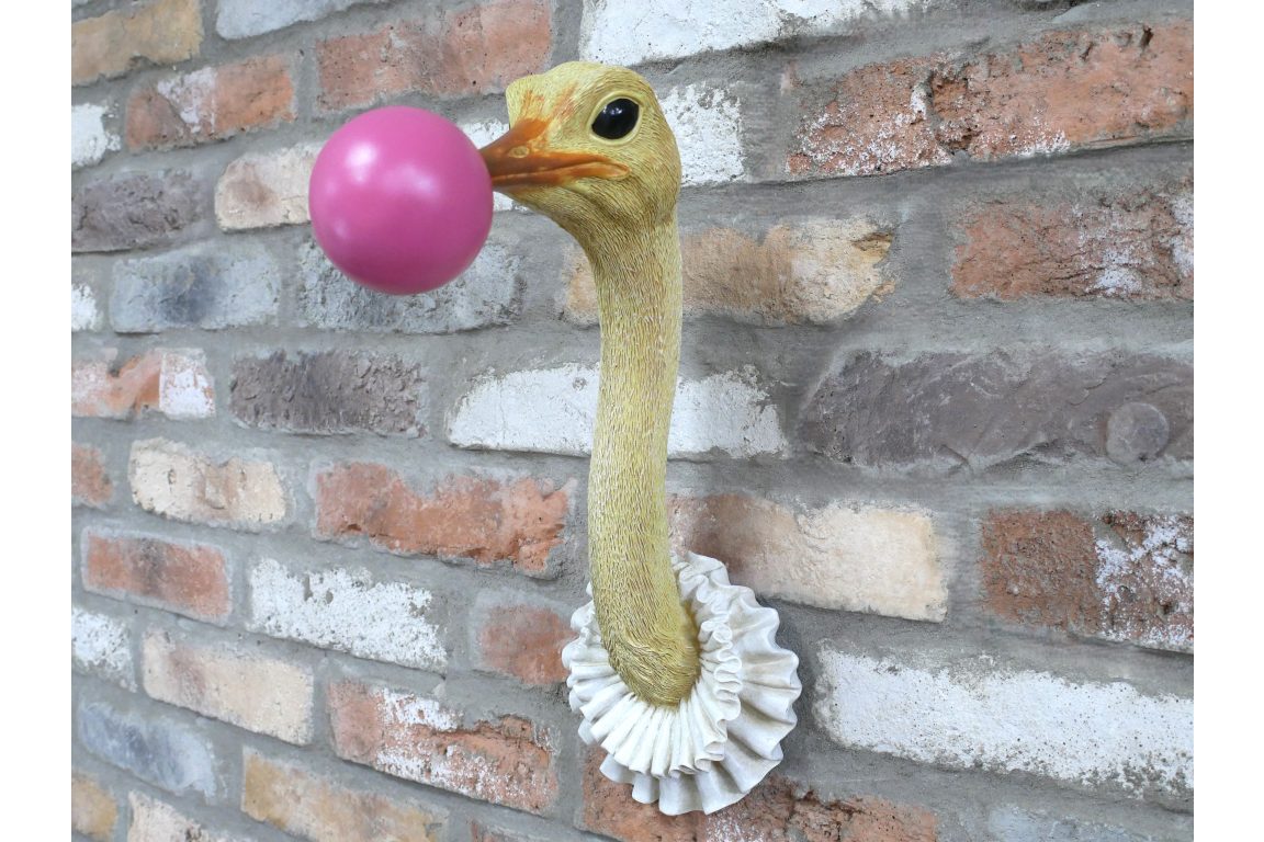 Ostrich Wall Decoration – Unique Animal Wall Sculpture | Sign of the times Stoke