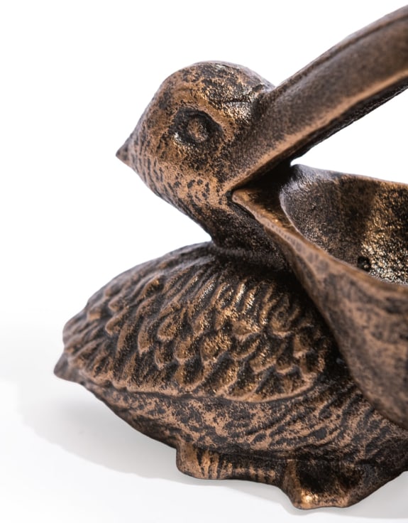 Cast Iron Pelican Trinket & Coin Bowl – Decorative Storage Dish | Sign of the times Stoke