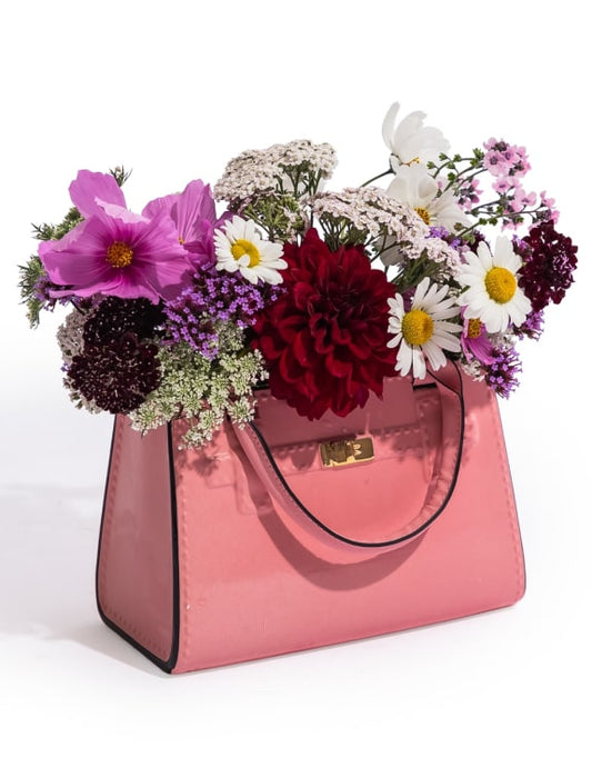 Pink Ceramic Handbag Vase – Fun & Feminine Statement Home Decor | Sign of the times Stoke