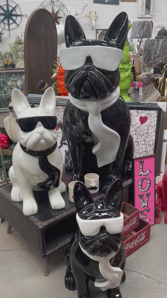 4FT Giant Frenchie Sculpture - Indoor or Outdoor