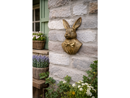 Rabbit Wall Decoration – Compact Animal Wall Sculpture | Sign of the times Stoke