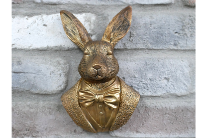 Rabbit Wall Decoration – Compact Animal Wall Sculpture | Sign of the times Stoke