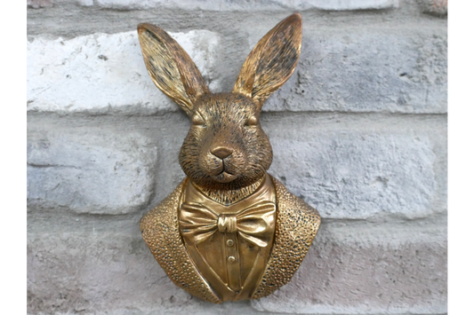 Rabbit Wall Decoration – Compact Animal Wall Sculpture | Sign of the times Stoke