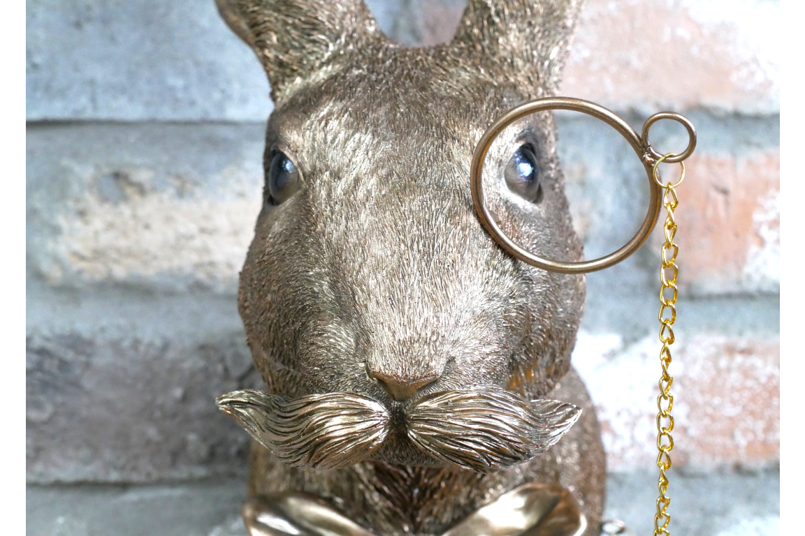 Rabbit Head Wall Decoration – Statement Animal Wall Sculpture | Sign of the times Stoke