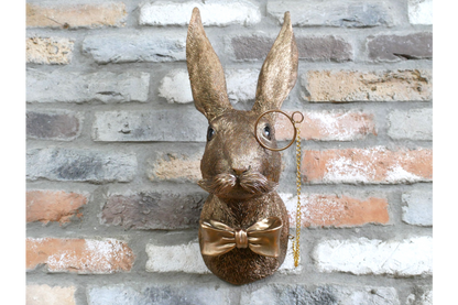 Rabbit Head Wall Decoration – Statement Animal Wall Sculpture | Sign of the times Stoke