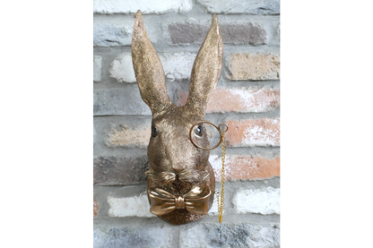 Rabbit Head Wall Decoration – Statement Animal Wall Sculpture | Sign of the times Stoke