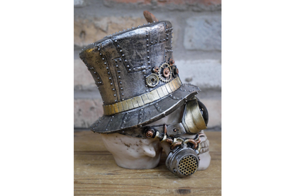 Steampunk Skull – Industrial Style Decorative Ornament | Sign of the times Stoke
