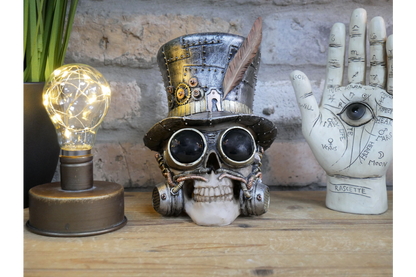Steampunk Skull – Industrial Style Decorative Ornament | Sign of the times Stoke