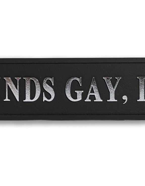 Black & Silver “Sounds Gay, I’m In” Wall Sign – Bold Statement Décor | Sign of the times Stoke