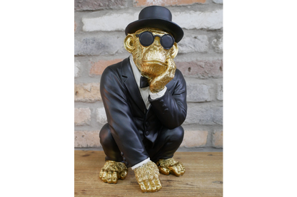 Monkey in a Suit – Quirky Decorative Sculpture | Sign of the times Stoke