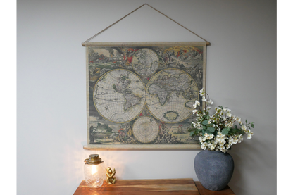 World Map Canvas Wall Art – Stylish Travel-Inspired Wall Décor | Sign of the times Stoke