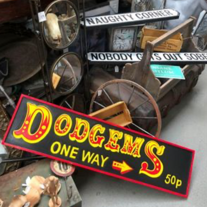 Funky "Dodgems" Sign - Vibrant MDF Wall Art | Sign of the times Stoke